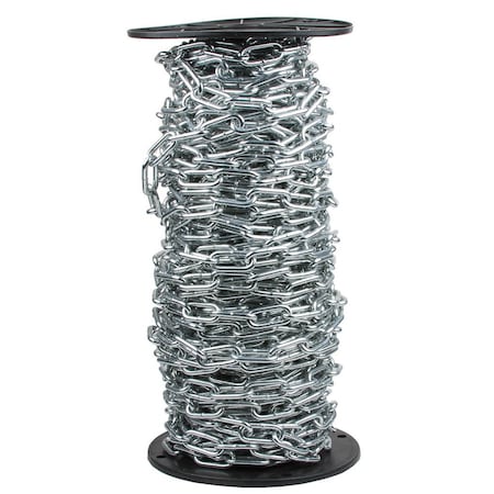 Forney Straight Link Coil Chain, Zinc-Plated, Number 2/0 x 125ft 70425